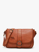 Sac Bandoulire Utility Cuir Basilic pepper Marron utility BUTI09
