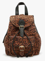 Sac  Dos Paul marius Marron leopard BAROULEO