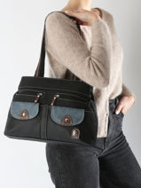 Sac Port paule Basic Miniprix Noir basic FB7712-vue-porte