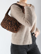 Sac Port paule Leopard Miniprix Multicolore leopard 3-vue-porte