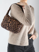Sac Port paule Leopard Miniprix Multicolore leopard 3-vue-porte