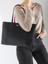 Sac Cabas Anna Reversible Lacoste Bleu anna 18SAXPG6-vue-porte