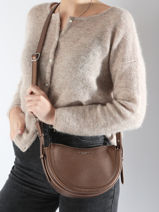 Sac Bandoulire Grained Miniprix Marron grained H8525-vue-porte