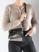 Sac Bandoulire Venus Miniprix Noir venus F2309-vue-porte