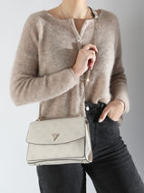 Cross Body Tas Cresidia Guess Beige cresidia PG934921-vue-porte