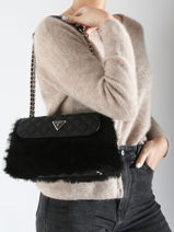 Sac Bandoulire Lise Guess Noir lise QF935221-vue-porte