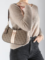 Sac Bandoulire Noelle Guess Marron noelle SS787918-vue-porte