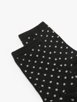 Chaussettes Pieces Noir socks women 17094859-vue-porte