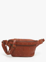 Heuptasje Leder Pieces Bruin naja stud 17153262