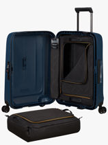 Valise Cabine Rigide Samsonite Bleu essens 146909-vue-porte