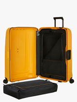 Harde Harde Reiskoffer Essens Samsonite Geel essens 152056-vue-porte