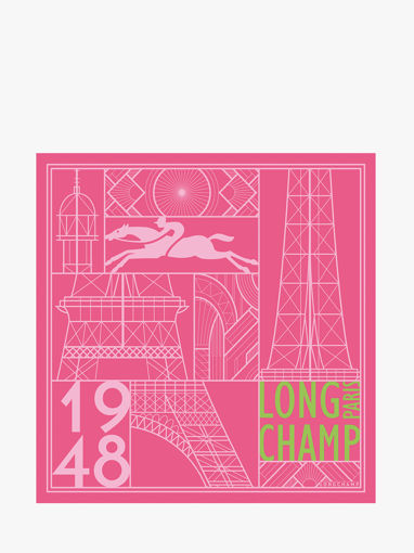 Longchamp Soie gots Etole Rose