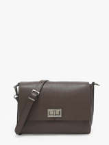 Sac Bandoulire Caviar Cuir Milano Marron caviar CA24061