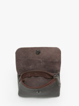Portemonnee Leder Milano Bruin caviar CA23092-vue-porte