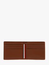 Portefeuille Th Premium Cuir Tommy hilfiger Marron th premium AM13031-vue-porte