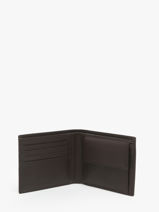 Porte-monnaie Cuir Hugo boss Marron smooth HLM403Y-vue-porte