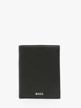 Portefeuille Grained Cuir Hugo boss Noir grained HLO416A