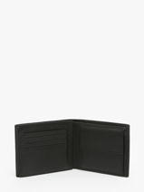Portefeuille Grained Cuir Hugo boss Noir grained HLN416A-vue-porte