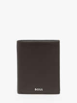 Portefeuille Smooth Cuir Hugo boss Marron smooth HLO403Y