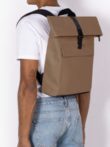 Sac  Dos Ucon acrobatics Marron backpack JANNMINI-vue-porte