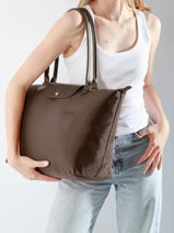 Longchamp Le pliage green Besace Marron-vue-porte