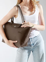 Longchamp Le pliage green Besace Marron-vue-porte