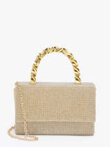 Sac De Soire Miniprix Or strass XS95009