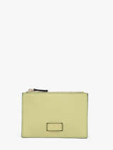 Porte-cartes Zipp L Ninon Cuir Lancel Vert ninon A10537