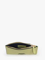 Porte-cartes Zipp L Ninon Cuir Lancel Vert ninon A10537-vue-porte