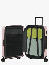 Valise Rigide Restackd Samsonite Rose restackd 150704-vue-porte
