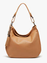Sac Port paule Caviar Cuir Milano Marron caviar CA24069
