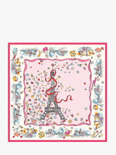 Longchamp Soie gots Etole Rose