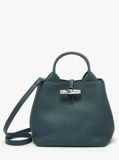 Longchamp Le roseau Sac port main Bleu