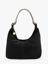 Sac Port paule Velvet Milano Noir velvet VE24091
