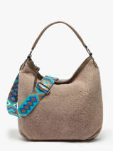 Sac Port paule Miniprix Beige fur 3923