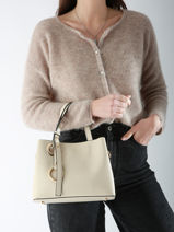 Handtas Grained Miniprix Beige grained R1710-vue-porte
