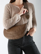 Sac Bandoulire Winter Tresse Miniprix Marron winter tresse 6003-vue-porte