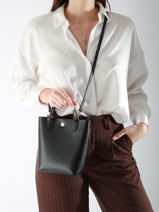 Longchamp Epure Sac port� main Noir-vue-porte