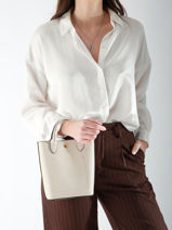 Longchamp Epure Sac port travers Beige-vue-porte