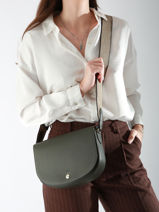 Longchamp Epure timeless Sac port travers Bleu-vue-porte