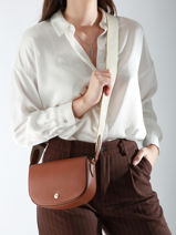 Longchamp Epure timeless Cross body tas Bruin-vue-porte
