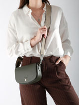 Longchamp Epure timeless Cross body tas Groen-vue-porte