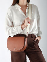 Longchamp Epure timeless Cross body tas Bruin-vue-porte