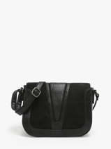 Cross Body Tas Winter Velvet Miniprix Zwart winter velvet 3664