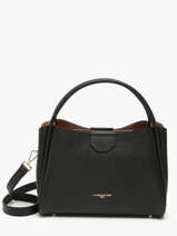 Handtassen Ida Double Leder Lancaster Zwart ida double 84