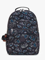 Sac  Dos 2 Compartiments + Pc 15" Kipling Bleu back to school / pbg PBGI5816