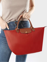 Longchamp Le pliage original Sac port� main Rouge-vue-porte