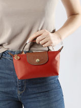 Longchamp Le pliage original Pochette Rouge-vue-porte