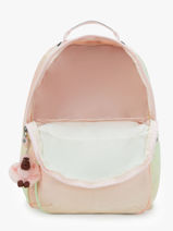 Sac  Dos 2 Compartiments + Pc 15" Kipling Multicolore back to school / pbg PBGI6658-vue-porte
