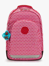 Sac  Dos 2 Compartiments Kipling Rouge back to school / pbg PBGI7090